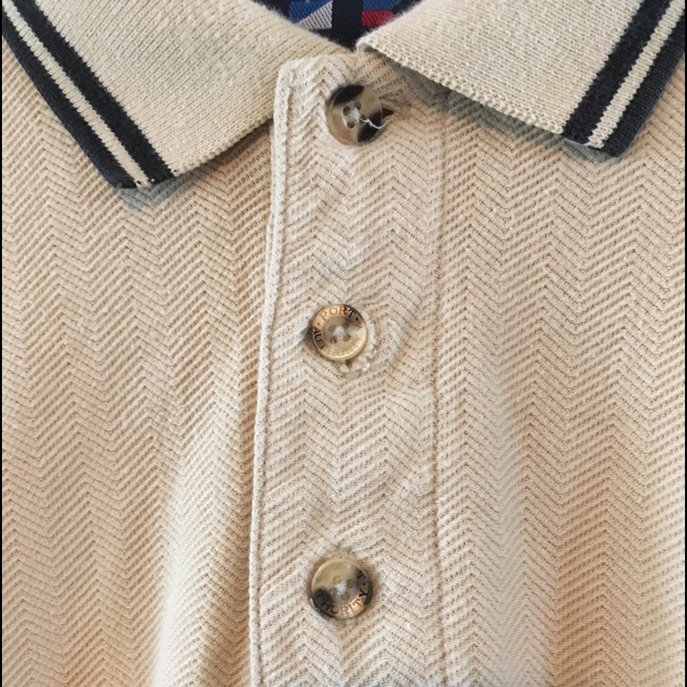 EUC Port Authority Tan Polo Shirt size X-Large - Picture 8 of 9